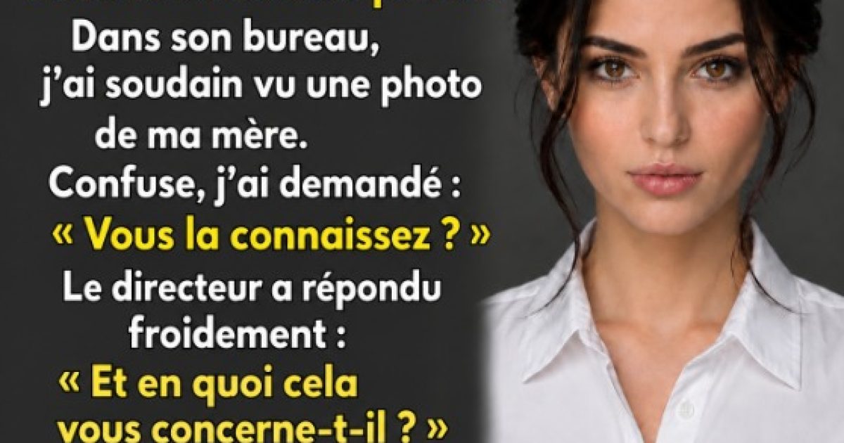Elle arrive en retard au travail et découvre que son patron est peut-être son père