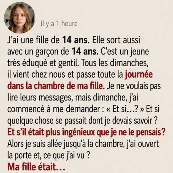 Elle ouvre la porte de la chambre de sa fille et fond en larmes devant ce qu'elle découvre