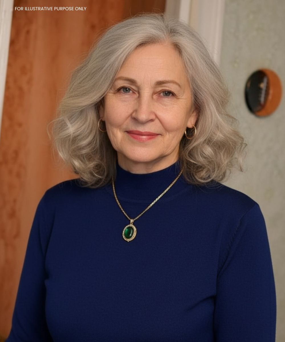 Femme surprise devant une cuisine en désordre lors d'un rendez-vous