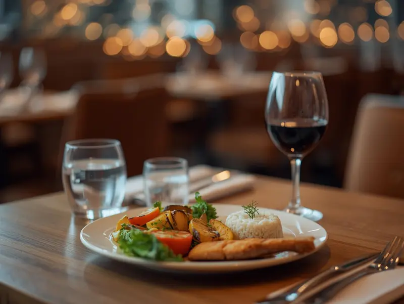 Assiette équilibrée et réconfortante avec purée et légumes
