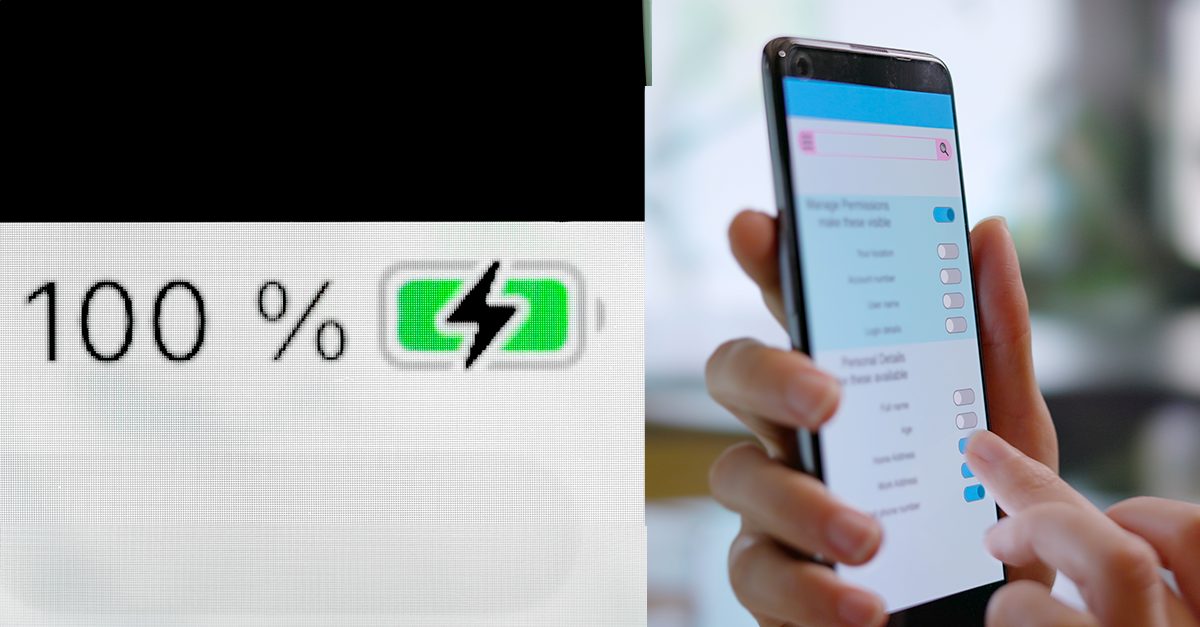 Personne rechargeant son smartphone de manière optimale