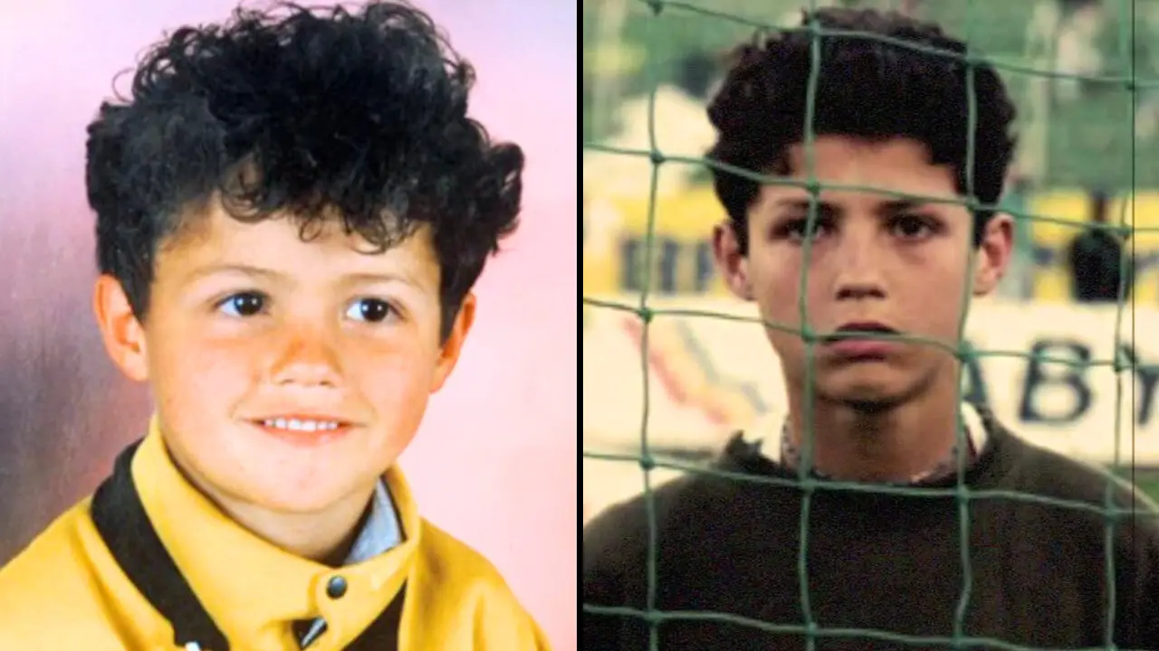 Photo d'enfance de Cristiano Ronaldo