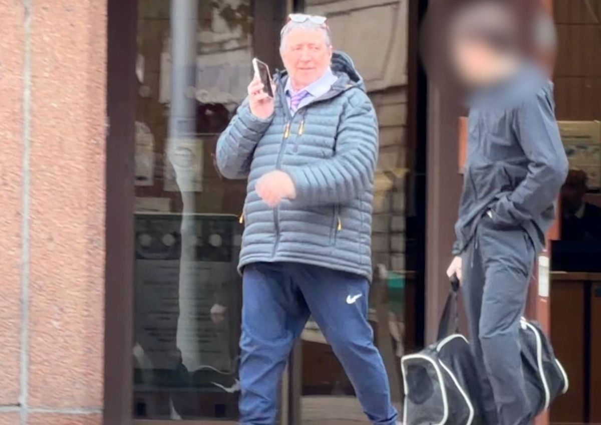 CCTV was set up and caught his abuse