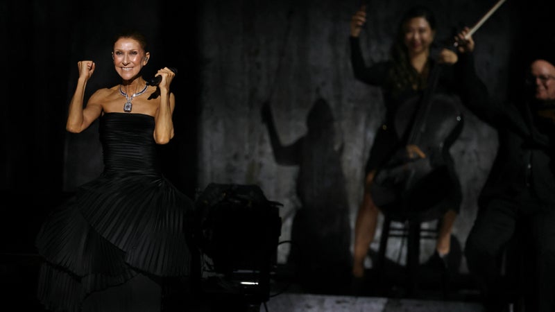 Céline Dion à la Plenitude Arena à Nanterre, ce samedi 12 septembre 2026.