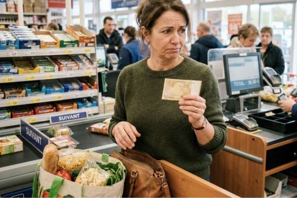 une personne tenant un billet de 50 euros d