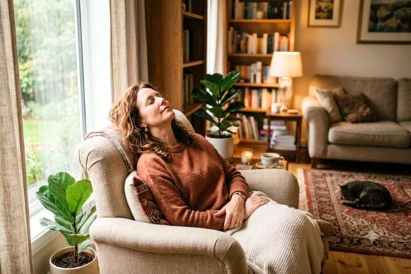 sentiment de paix dans une maison gardée par un ange