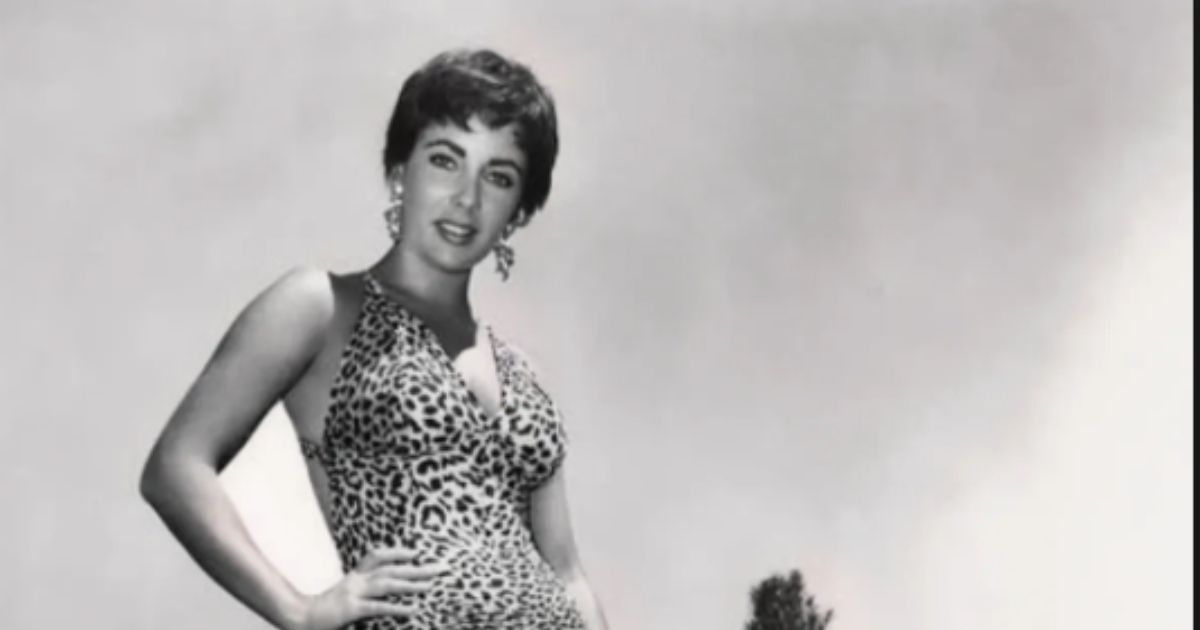 Collage photographique montrant Elizabeth Taylor jeune et son fils Michael enfant