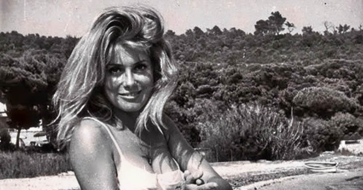 Collage de photos de Catherine Deneuve à différentes époques