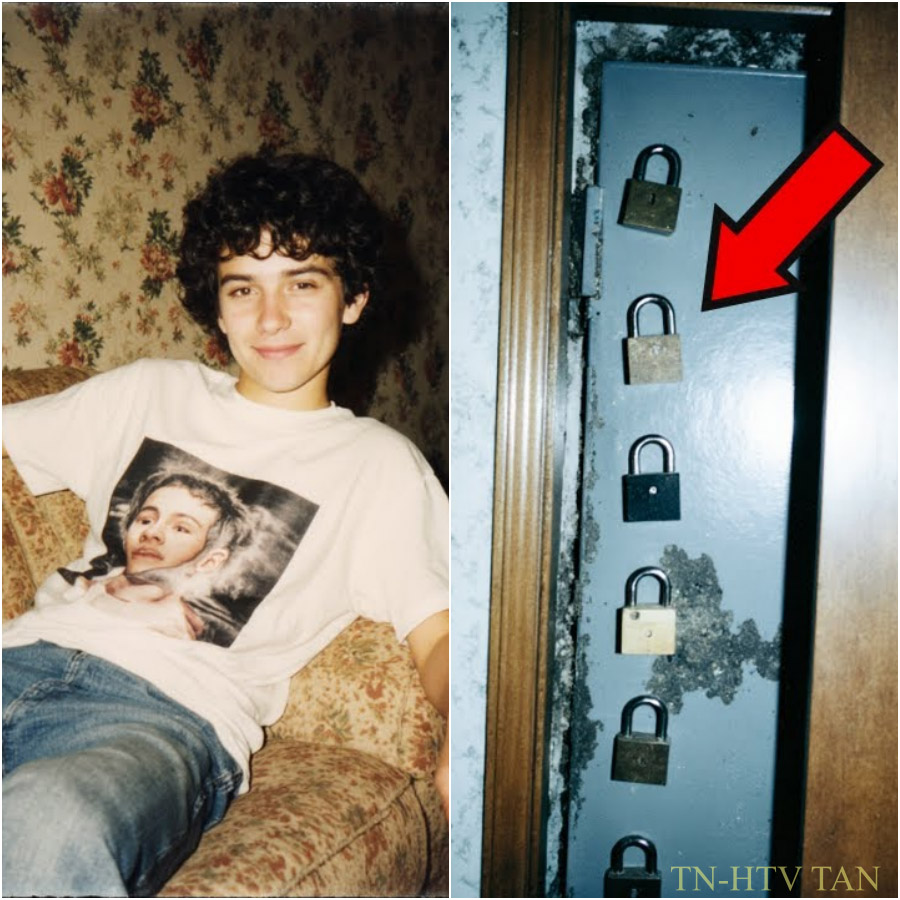 Collage évoquant une porte cachée et des cadenas