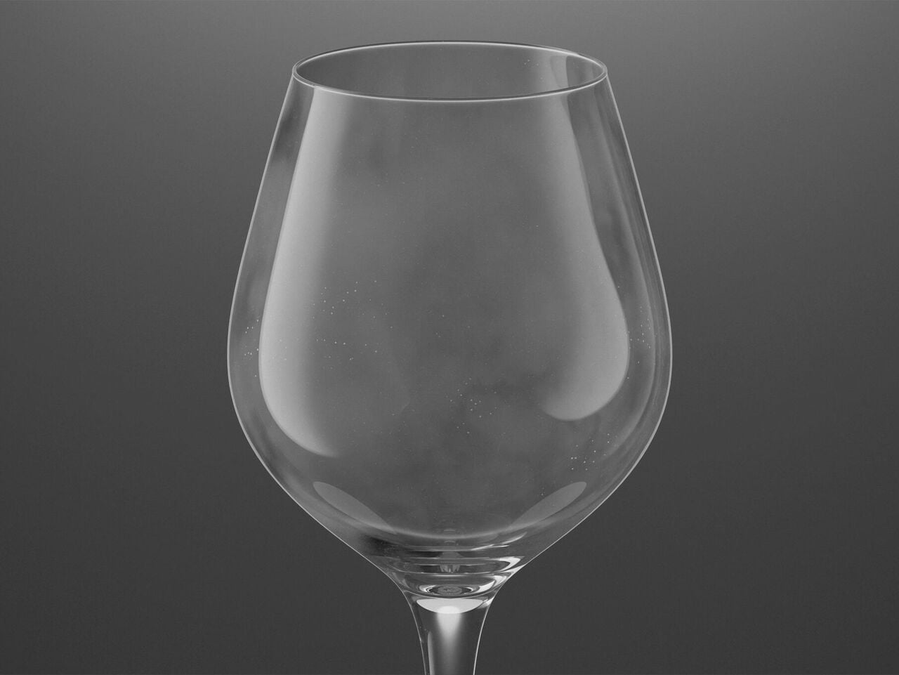 Verres en cristal présentant un dépôt blanc et terne