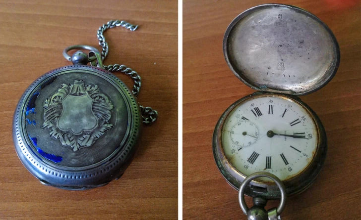 Montre ancienne ayant appartenu à un grand-père