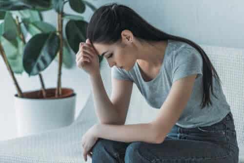 Femme traversant une période difficile
