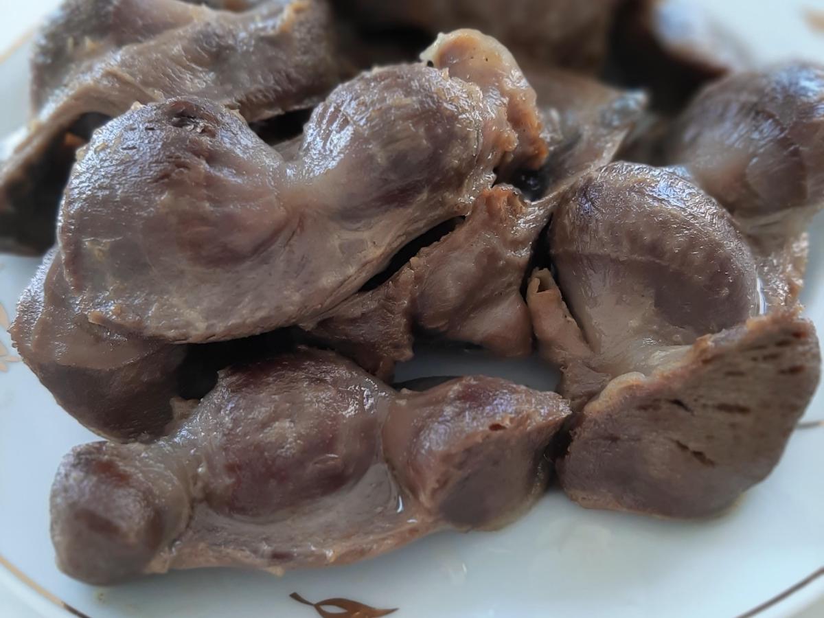Gésiers confits, dorés et prêts à être dégustés