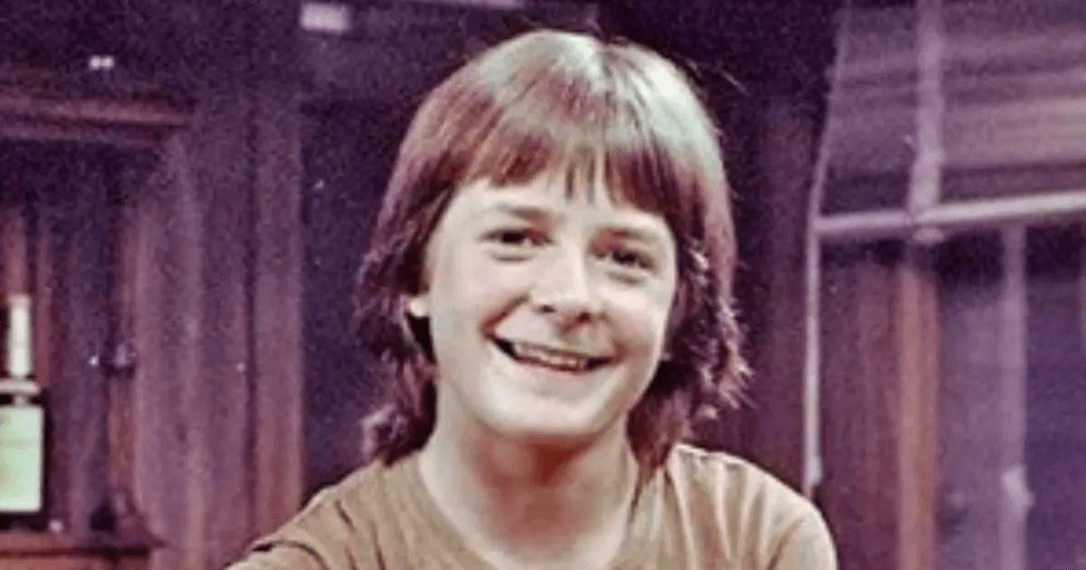 Michael J. Fox jeune, sur le tournage de Retour vers le futur