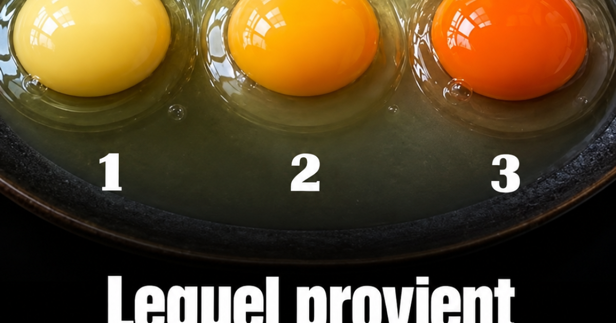 Jaune d'œuf orange ou pâle : ce que ça dit vraiment sur la qualité de votre œuf