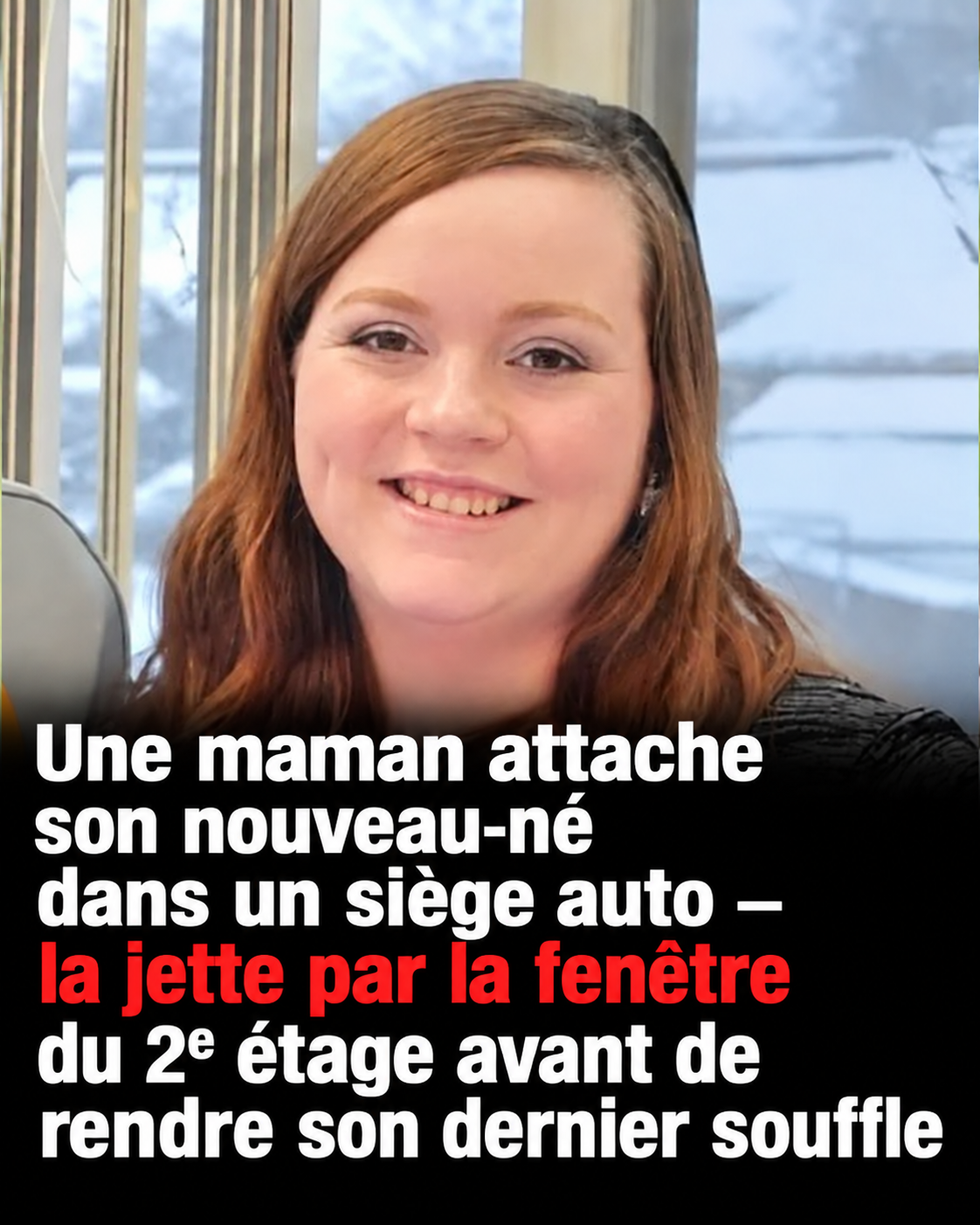 Elle périt dans un incendie mais sauve sa fille de dix jours avec un geste d'une bravoure absolue