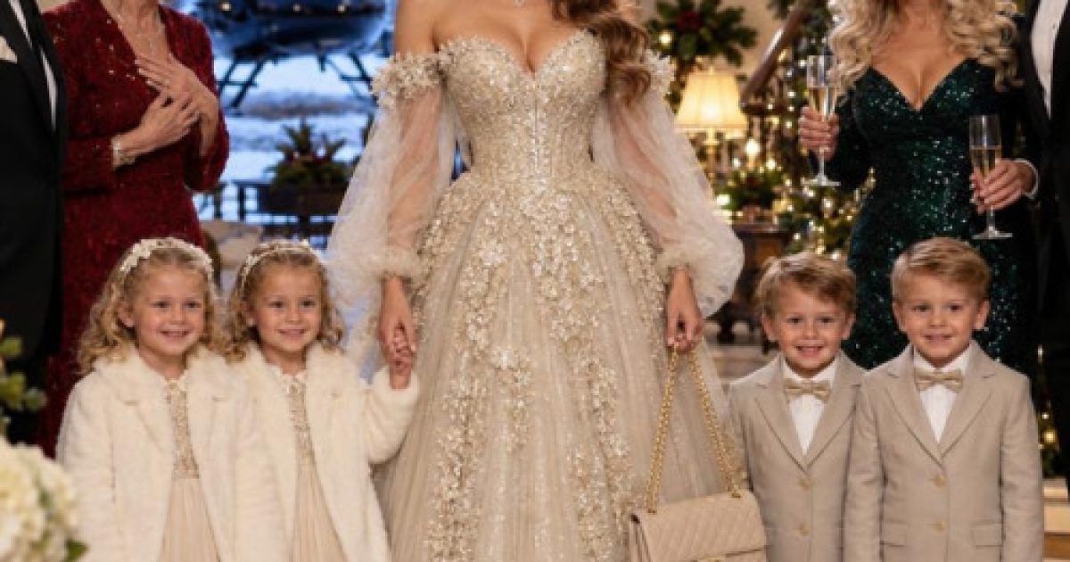Elle accepte l'invitation de son ex pour Noël et débarque en hélicoptère avec leurs quadruplés qu'il refusait de reconnaître