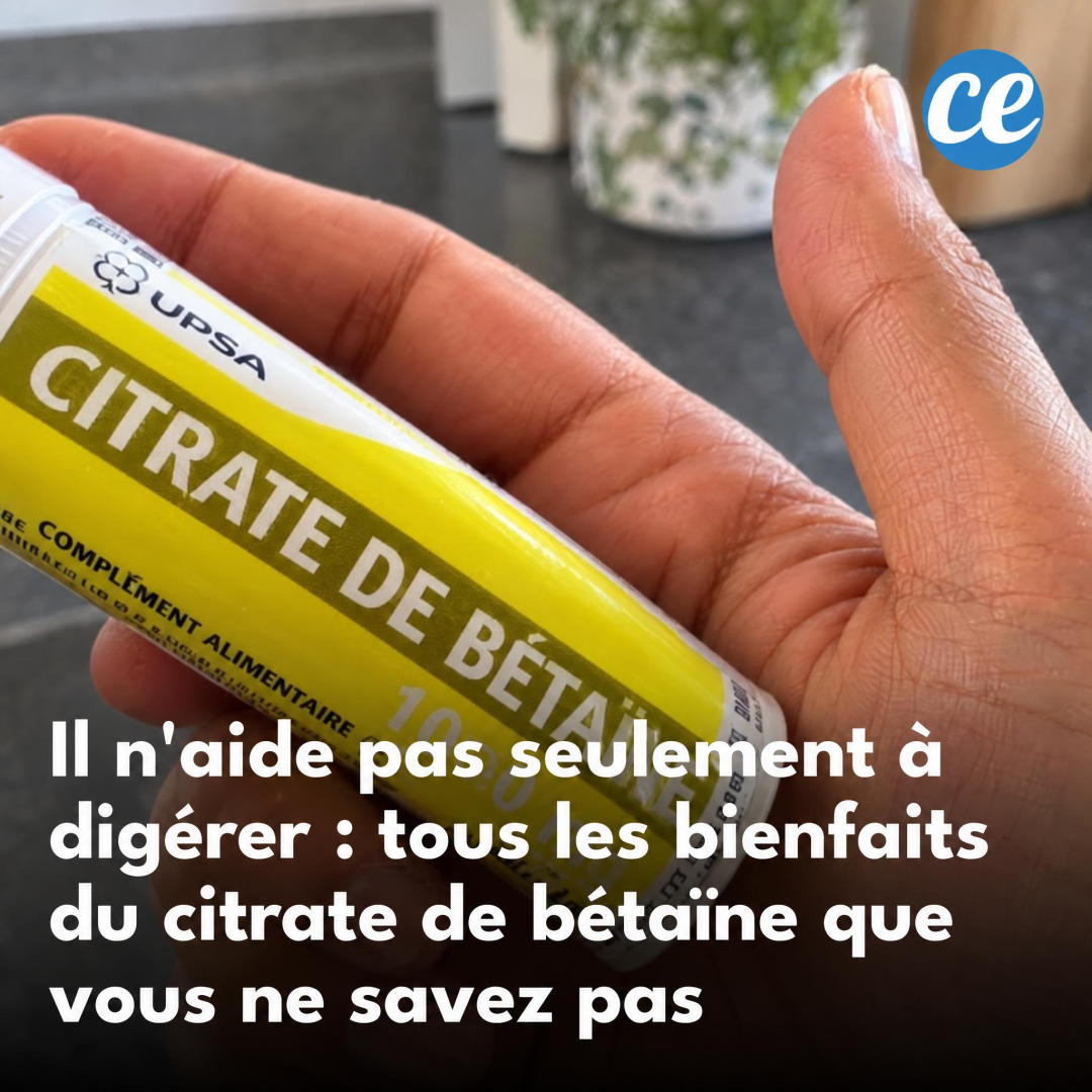 Bétaïne citrate : les bienfaits insoupçonnés de ce comprimé effervescent que vous avez déjà dans votre armoire