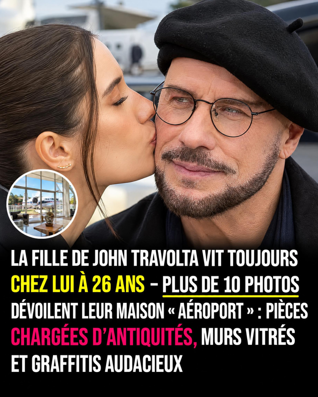 Les maisons folles de John Travolta : entre manoir victorien et piste d'aviation privée