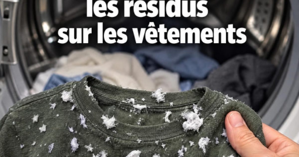 Mouchoir oublié dans la machine : 5 astuces imparables pour sauver votre linge des peluches de papier