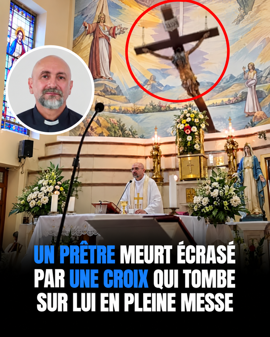Équateur : un prêtre tué par la chute d'un crucifix en pleine célébration religieuse filmée en direct