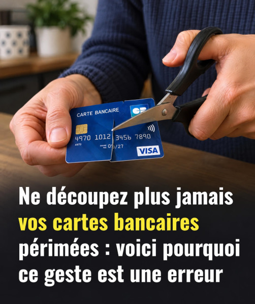Pourquoi vous ne devriez jamais découper votre carte bancaire expirée