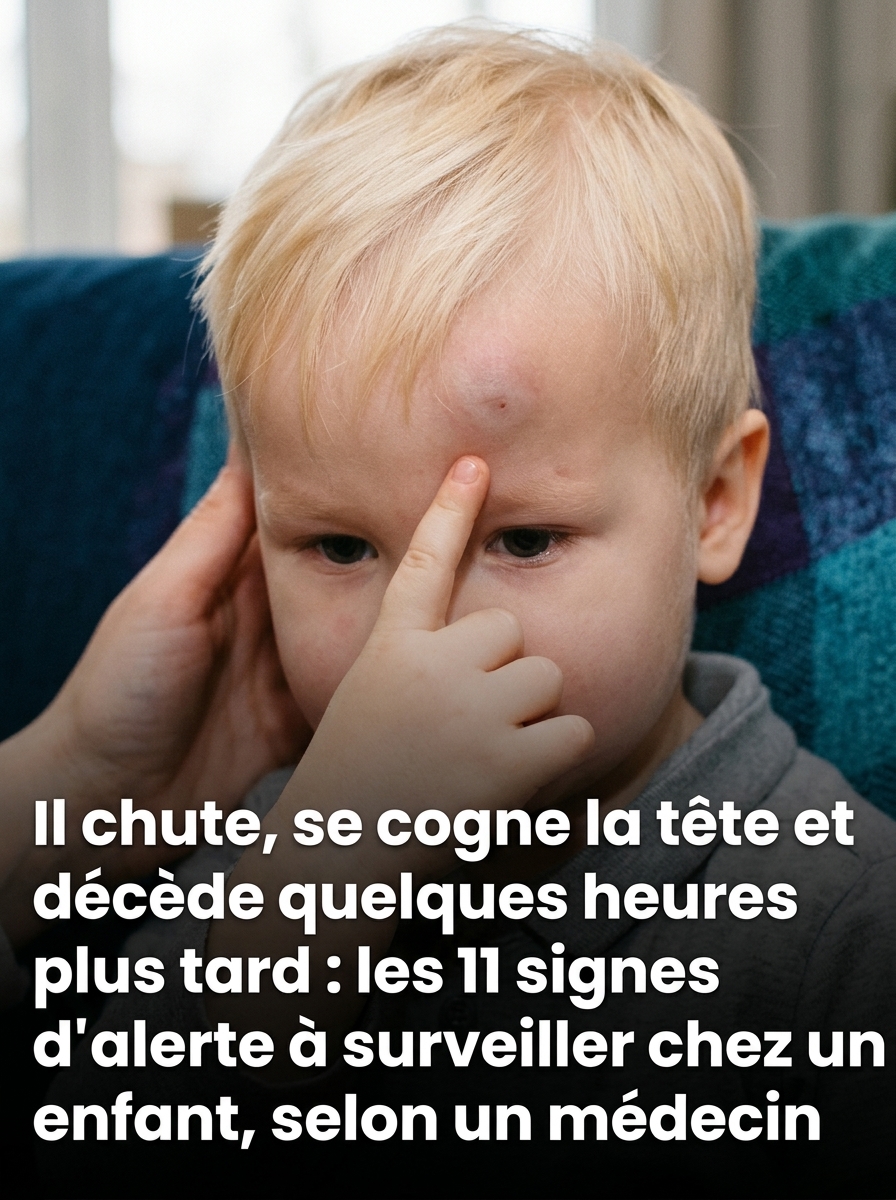 Choc à la tête chez l'enfant : les 11 symptômes qui doivent vous alerter dans les heures qui suivent