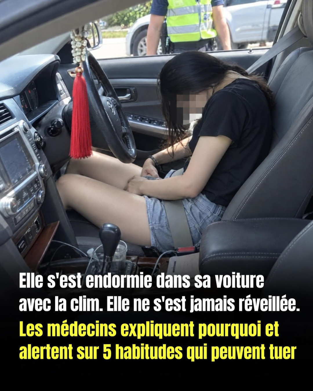 Sieste en voiture moteur allumé : le danger silencieux que vous ignorez peut-être
