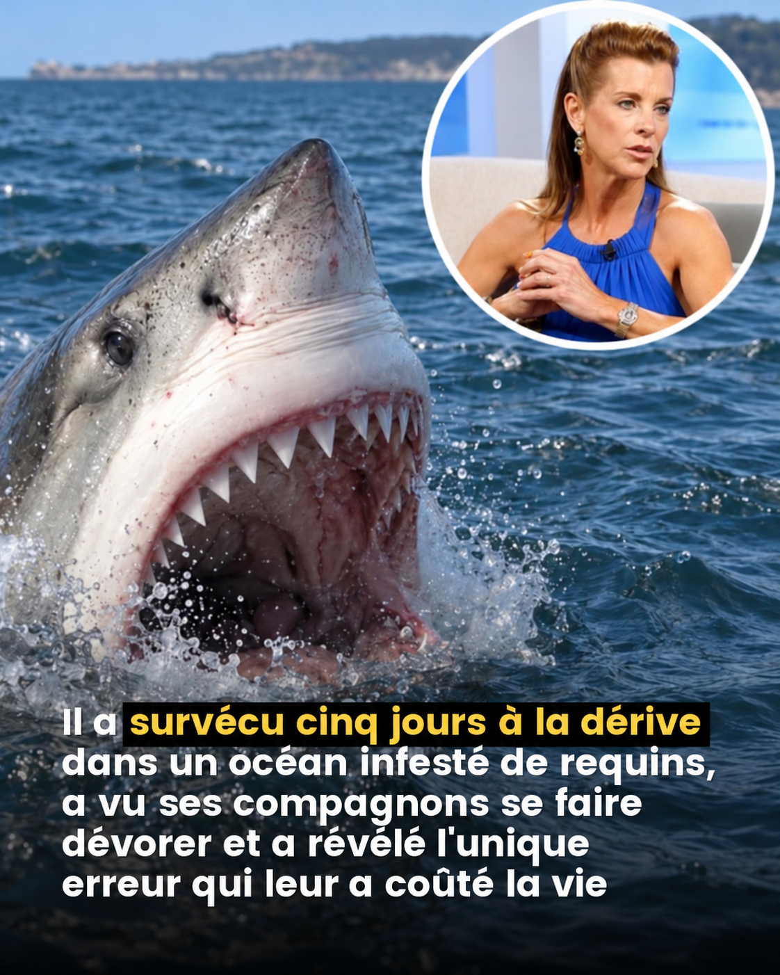 Naufrage en pleine mer : comment trois survivants ont tenu face à l'impossible