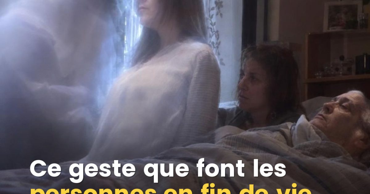 Ce geste énigmatique que font les personnes en fin de vie et qui bouleverse les soignants