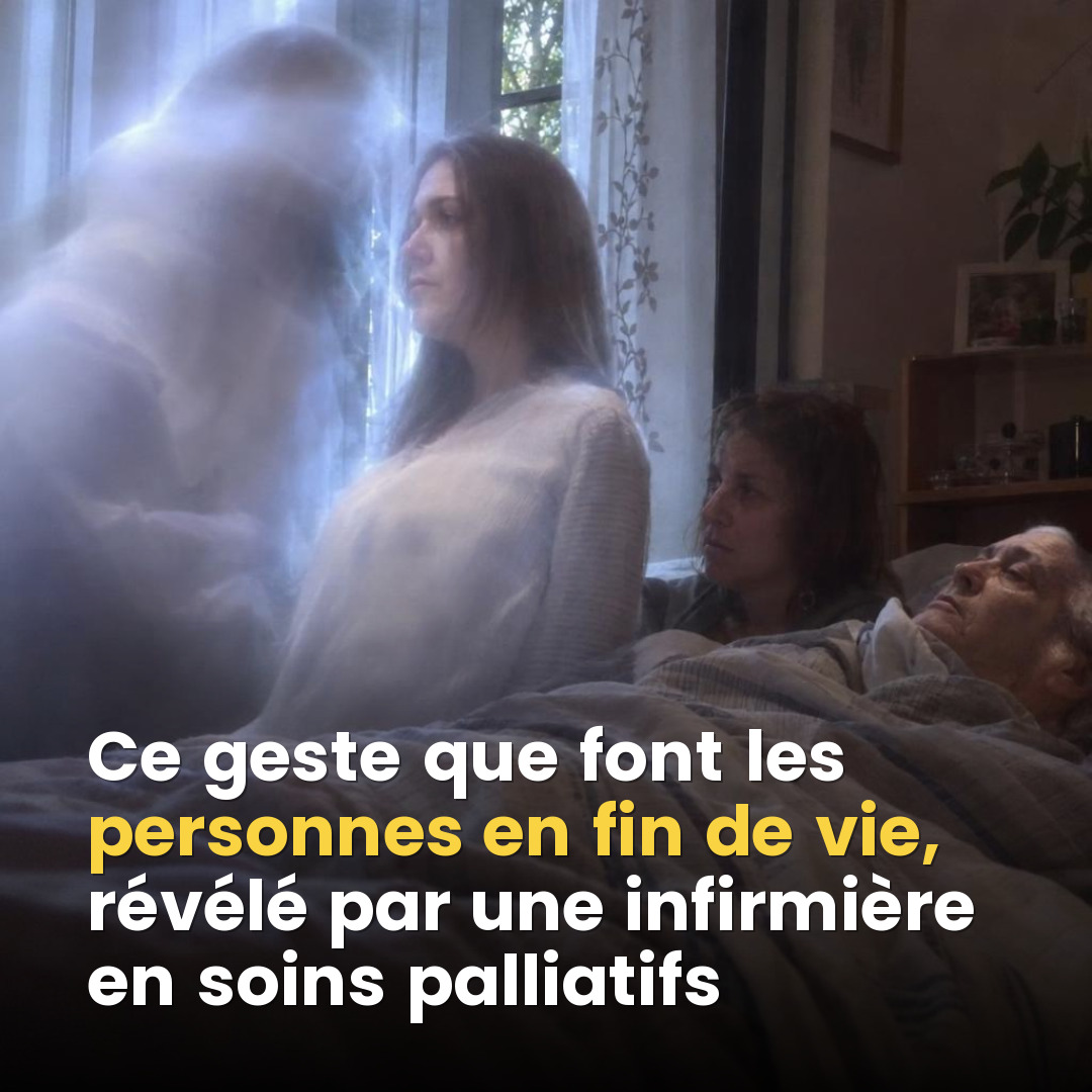 Ce geste énigmatique que font les personnes en fin de vie et qui bouleverse les soignants