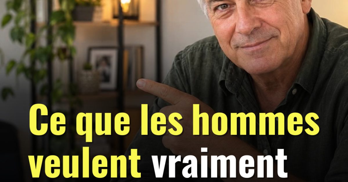 Ce que les hommes de plus de 60 ans attendent vraiment d'une relation amoureuse