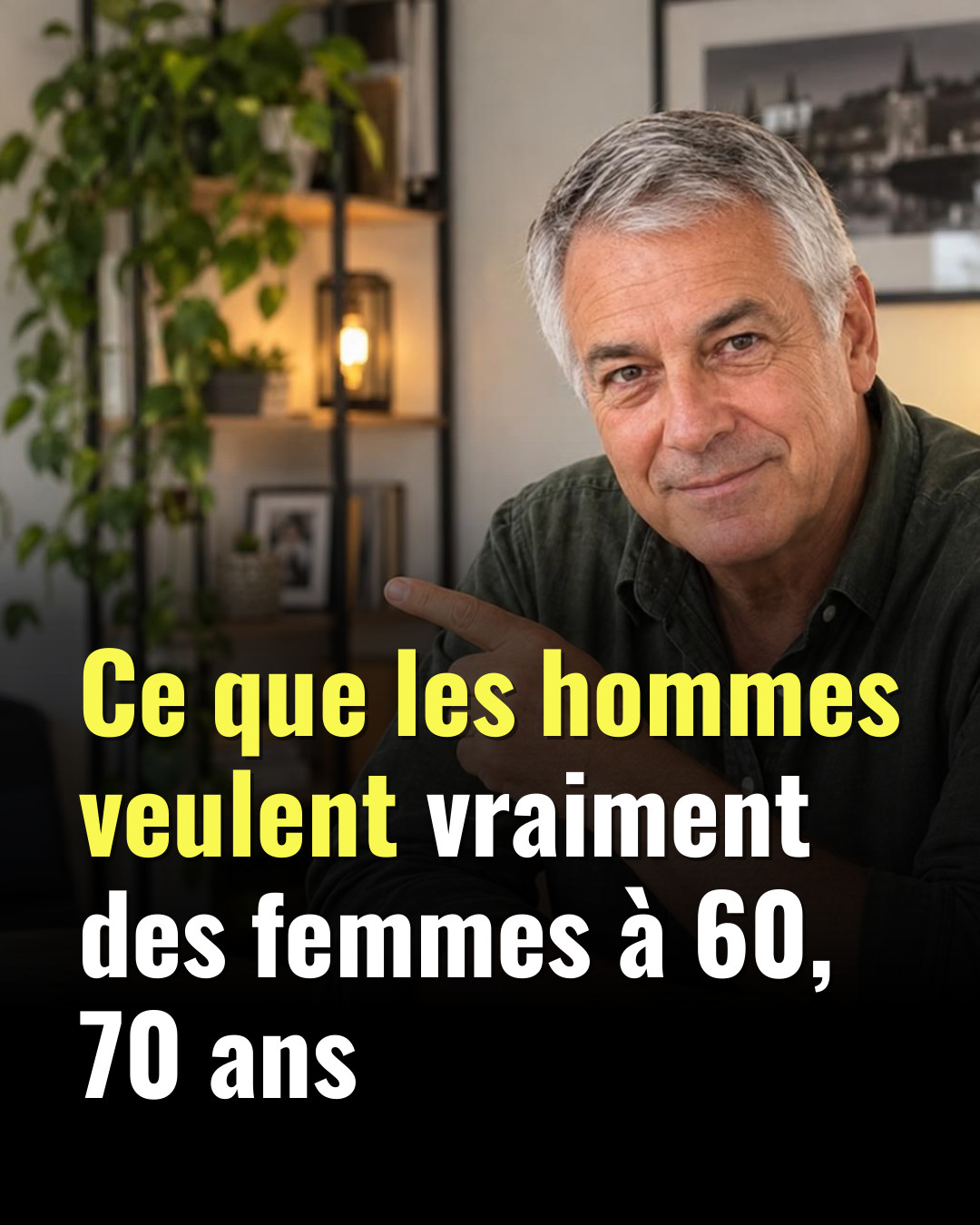 Ce que les hommes de plus de 60 ans attendent vraiment d'une relation amoureuse