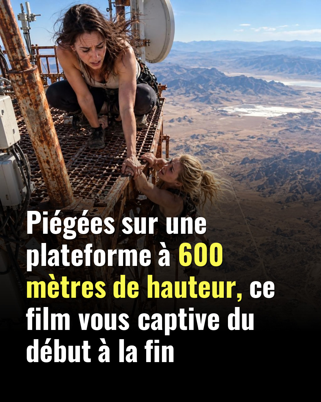 Fall (2022) : le film de survie vertigineux qui va vous coller à votre canapé