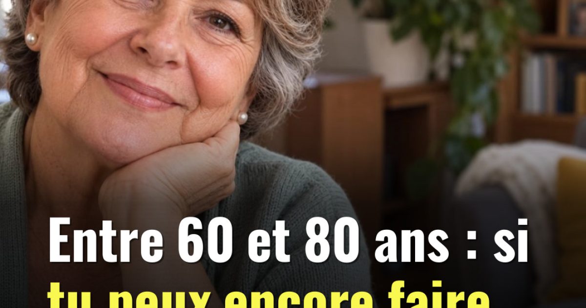 Cinq tests faciles à faire à la maison pour savoir si vous vieillissez en bonne forme