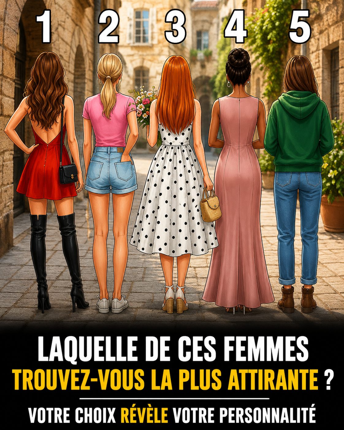 Test visuel : quelle silhouette féminine choisissez-vous ? Ce que cela révèle sur votre personnalité