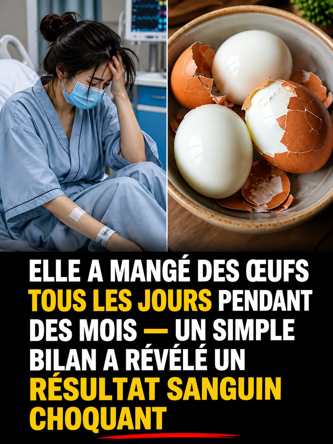 Elle mangeait des œufs chaque jour depuis 5 mois : son bilan sanguin a stupéfié son médecin