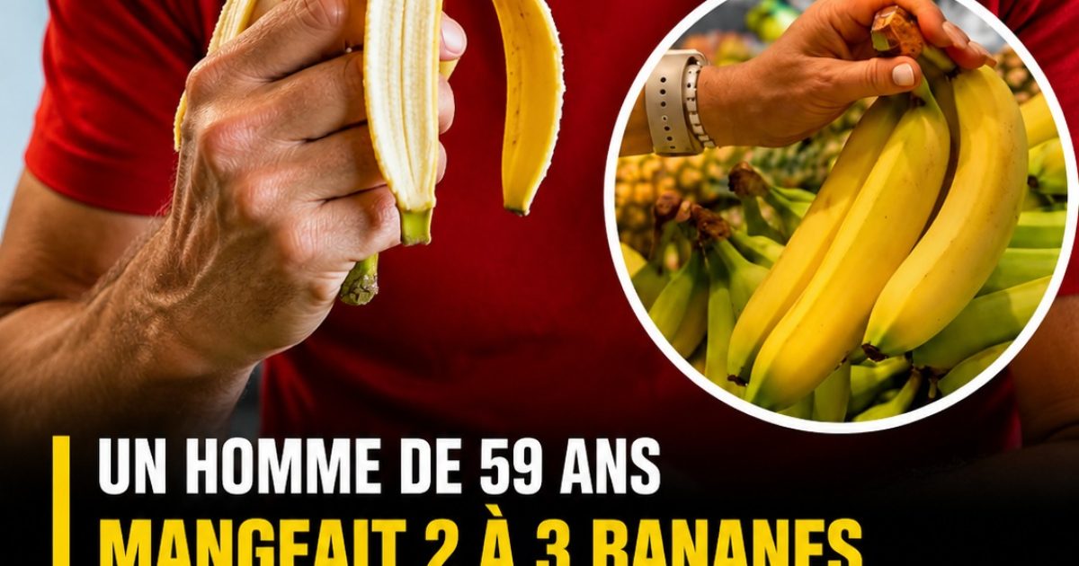 Il mange une banane tous les soirs pendant 30 jours : voici ce qui change vraiment