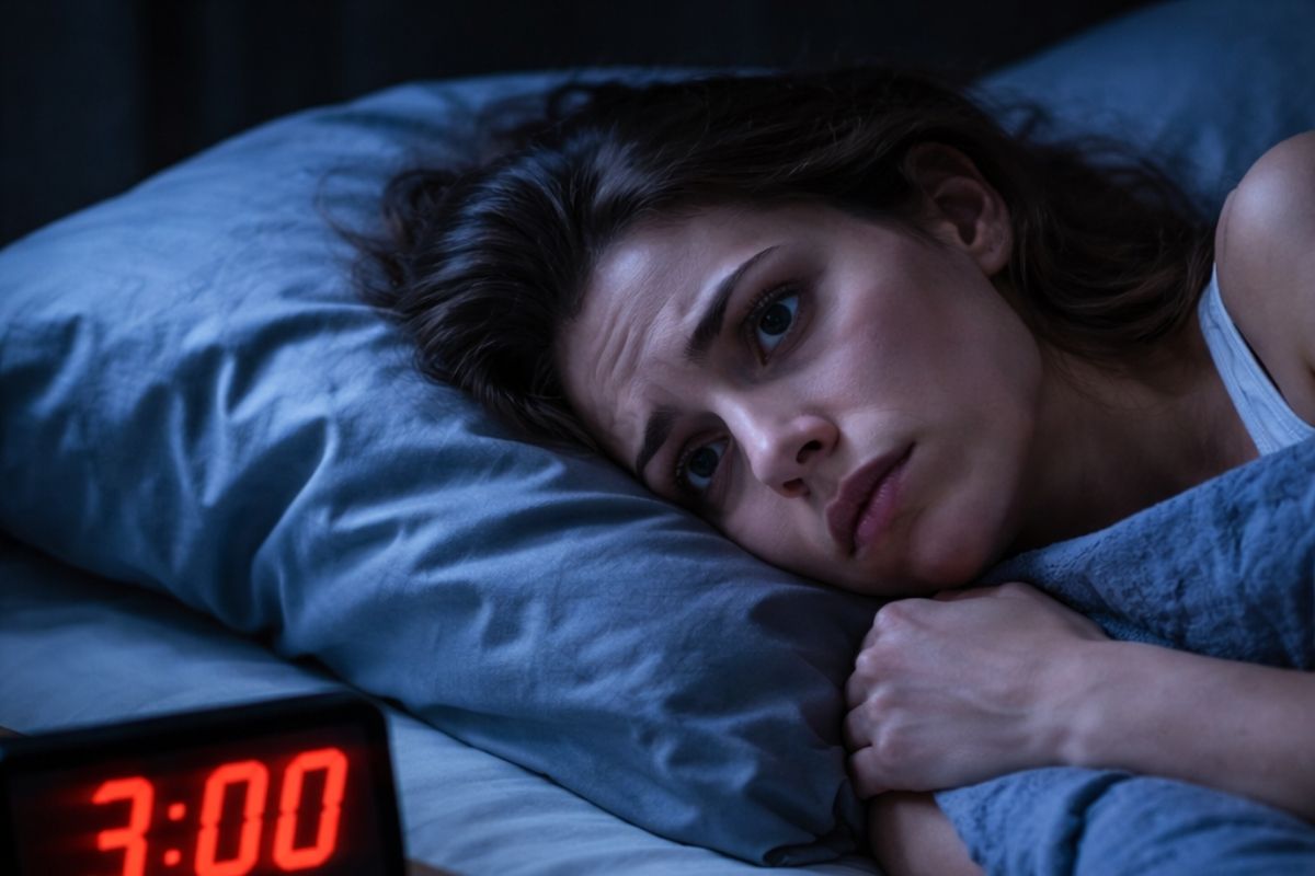 Femme épuisée, le visage posé sur une table, illustrant la fatigue persistante