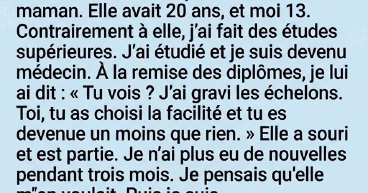 Le prix de mon orgueil : la découverte qui a glacé mon triomphe