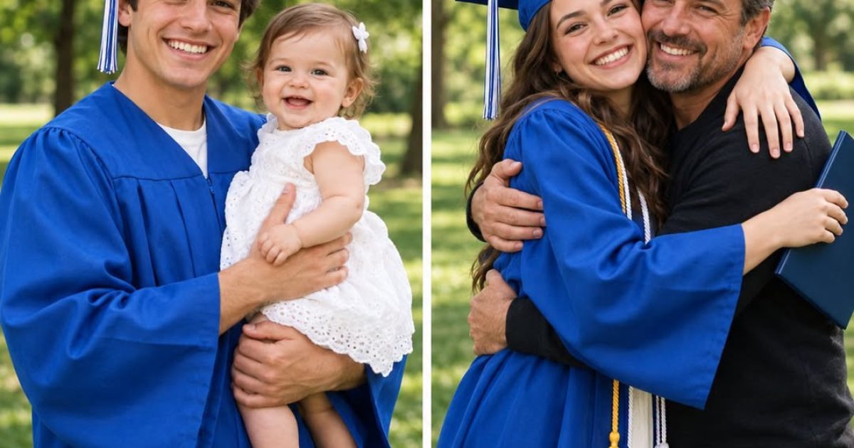 Il avait 17 ans quand il a trouvé un bébé abandonné : 18 ans plus tard, elle lui remet son diplôme