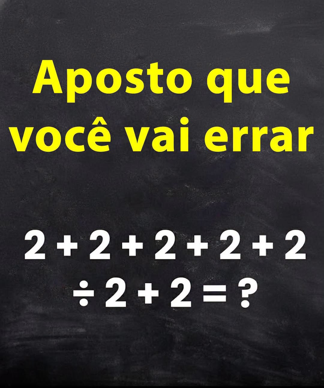 2 + 2 + 2 + 2 + 2 ÷ 2 + 2 : pourquoi presque tout le monde se trompe sur ce calcul