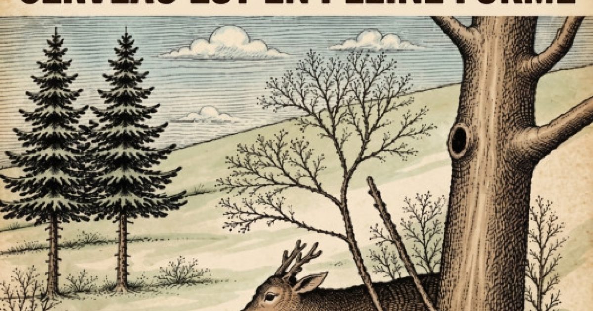 Illusion d'optique : pourquoi tu ne vois pas le visage caché derrière le cerf (et comment y remédier)