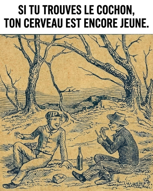 Le cochon invisible dans l'image : saurez-vous le repérer avant d'abandonner ?