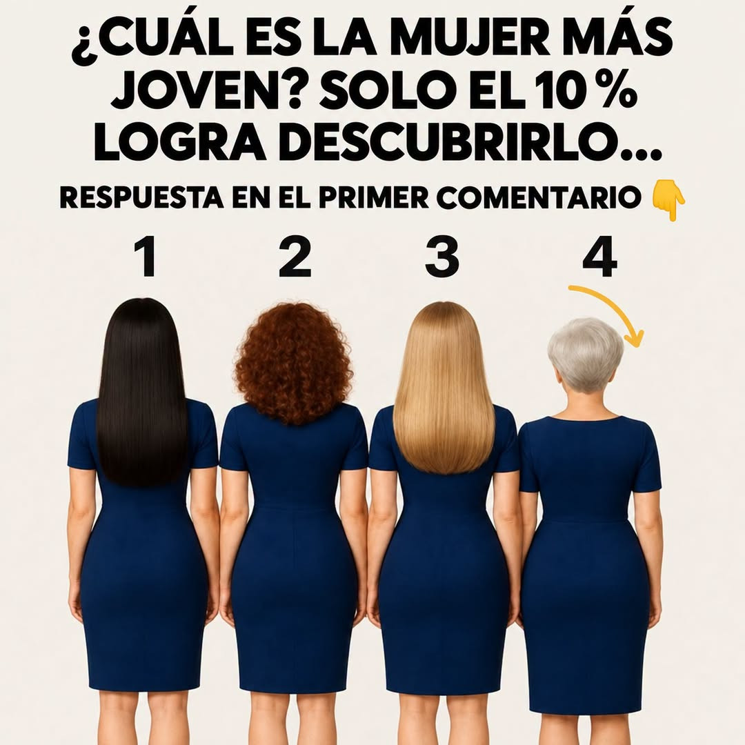 Ce test visuel déroute tout le monde : saurez-vous repérer la plus jeune de ces quatre femmes ?