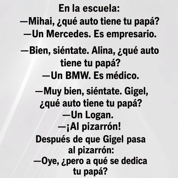 La blague de Gigel et la voiture de son papa : une chute hilarante qui fait réfléchir