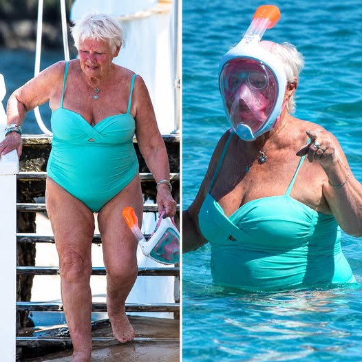 Judi Dench sur la plage à 91 ans : une leçon de liberté et d'authenticité qui inspire toutes les femmes