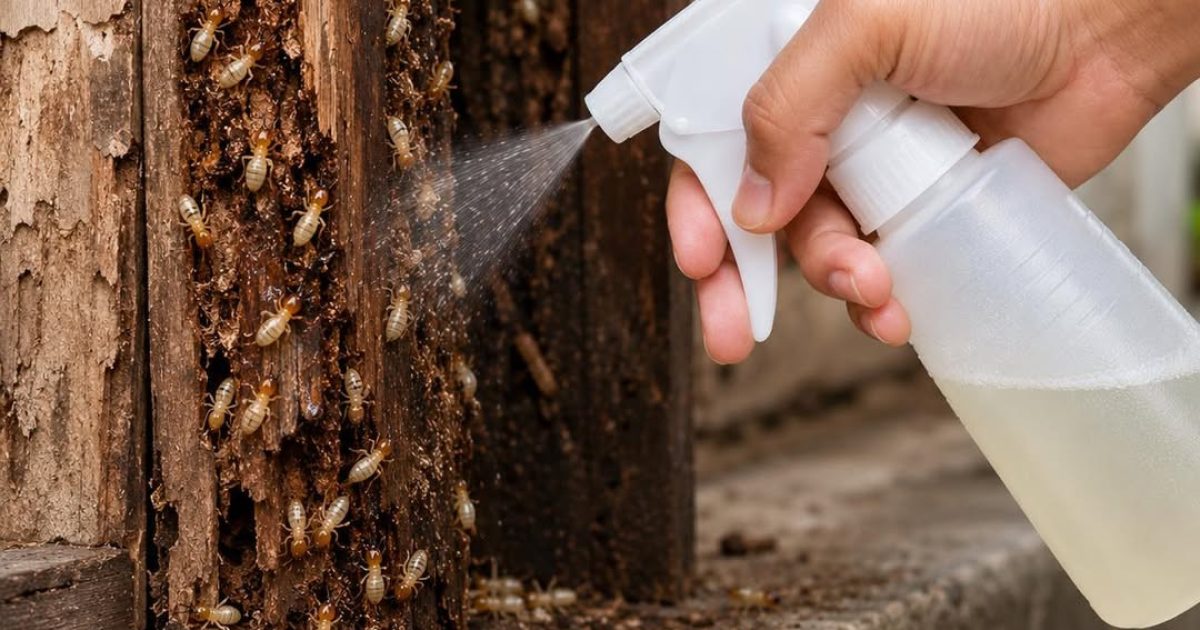 Le spray maison anti-insectes en 3 ingrédients qui éloigne fourmis, cafards et termites