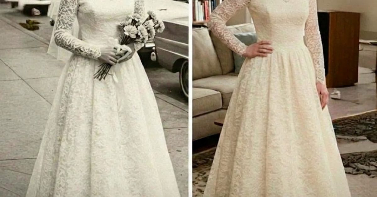 Elle retouche la robe de sa grand-mère pour son mariage et découvre une lettre cachée qui change tout
