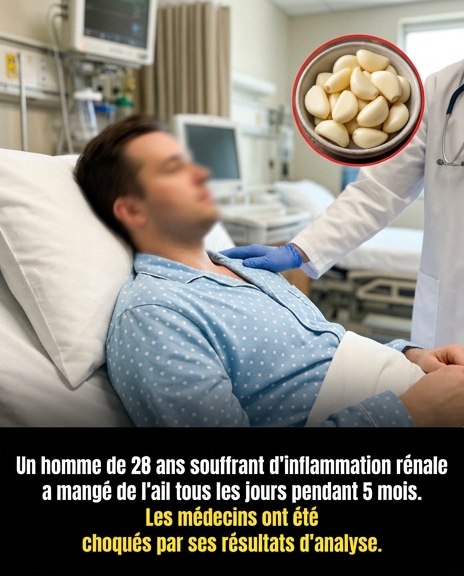 Il mange de l'ail tous les jours pendant 5 mois avec une inflammation rénale : ce que révèlent ses analyses